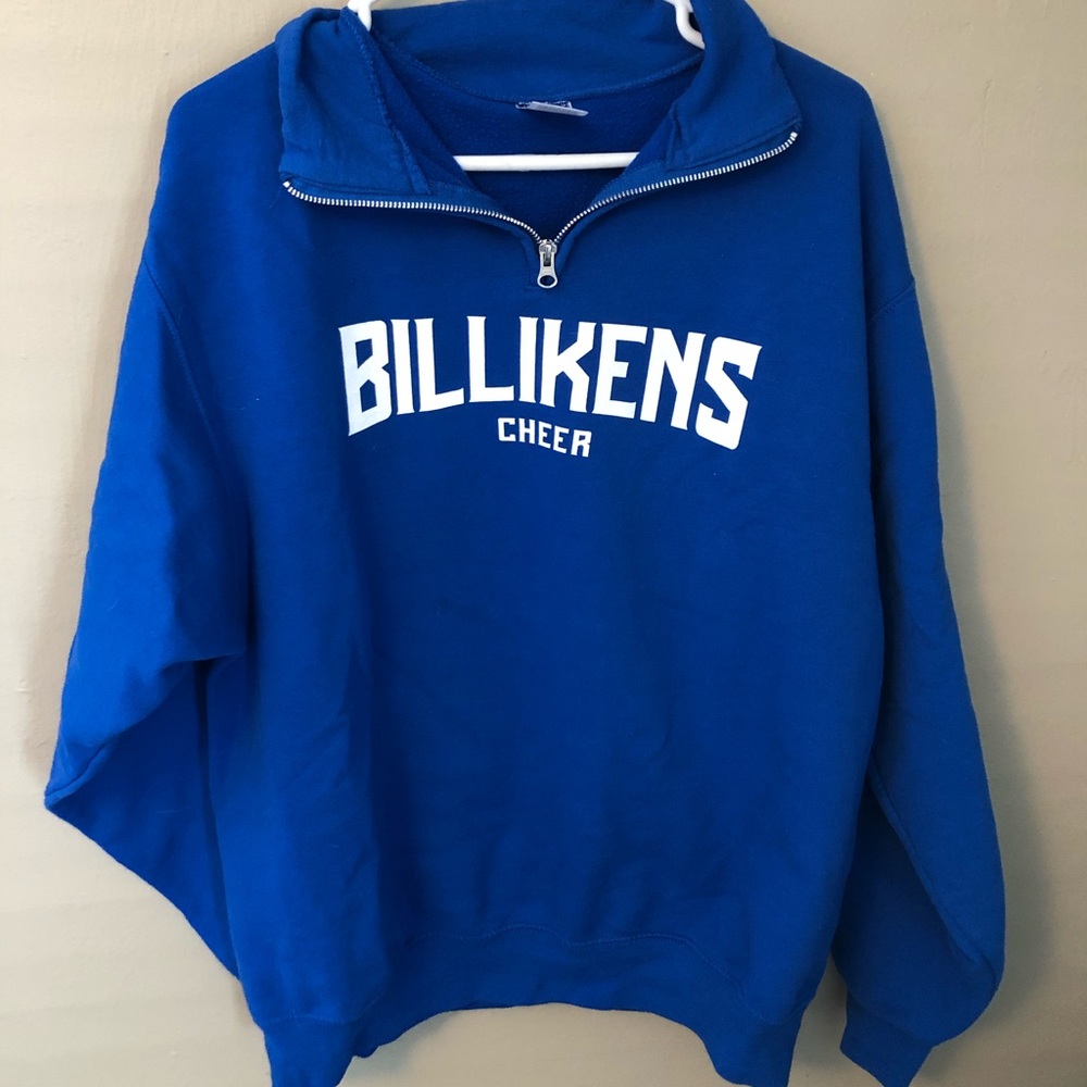 Billikens cheer quarter zip